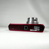 Modern 2009 Sony Cyber-shot DSC-W180 10.1MP Red Digital Camera