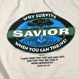 Vintage 2000 Kerusso Savior Christian Parody Graphic T-Shirt