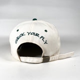 Vintage 90's Check Your Fly Fishing Hat