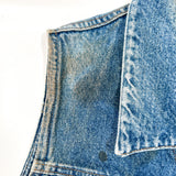 Vintage 90s Harley-Davidson Eagle Patch Denim Biker Vest