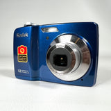 Modern 2009 Kodak EasyShare M340 12MP 3x Zoom Blue Digital Camera