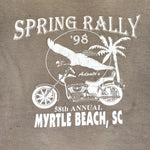 Vintage 1998 Myrtle Beach Spring Rally Biker T-Shirt