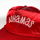 Vintage 80's Bahamas Satin Rope Hat