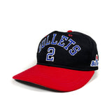 Vintage 90's Washington Bullets Chris Webber #2 Hat