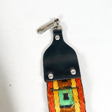 Vintage 70's Woven Geometric Padded Camera Shoulder Strap