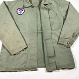 Vintage 1940's US Marine Corps HBT Liberty Bell Patch Jacket