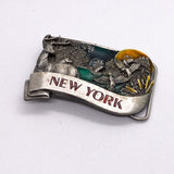 Vintage 1984 Bergamot Brass Works New York Wildlife Belt Buckle