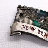 Vintage 1984 Bergamot Brass Works New York Wildlife Belt Buckle