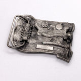 Vintage 1984 Bergamot Brass Works New York Wildlife Belt Buckle