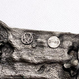 Vintage 1984 Bergamot Brass Works New York Wildlife Belt Buckle