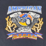 Vintage Y2K American Steel Motorcycle Biker T-Shirt