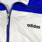 Vintage 90's adidas Full Zip Striped Windbreaker Jacket