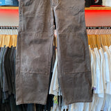 Modern 2015 Carhartt Brown Duck Bib R06 DKB 34x30 Overalls