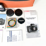 Vintage 1987 Canon EOS 650 35-70mm Autofocus SLR 35mm Film Camera