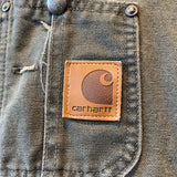 Vintage 2004 Carhartt R27 MOS 34x29 Moss Green Insulated Overalls