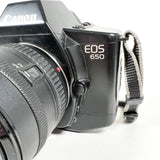 Vintage 1987 Canon EOS 650 35-70mm Autofocus SLR 35mm Film Camera