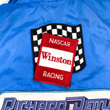 Vintage 80's Richard Petty Patched NASCAR Windbreaker Jacket