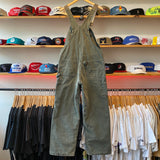 Vintage 2004 Carhartt R27 MOS 34x29 Moss Green Insulated Overalls