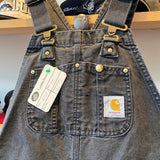 Vintage Y2K Carhartt Black Duck Canvas 32x31 Bib Overalls
