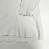 Vintage 70's Healthknit White Thermal Henley Long Sleeve Shirt