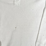Vintage 70's Healthknit White Thermal Henley Long Sleeve Shirt