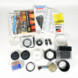 Vintage 80's Canon AE-1 Program SLR 50mm f/1.8 Lens Kit 35mm Film Camera