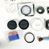 Vintage 80's Canon AE-1 Program SLR 50mm f/1.8 Lens Kit 35mm Film Camera
