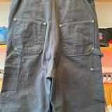 Modern 2019 Carhartt Black Duck Canvas 33x30 Bib Overalls