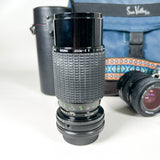 Vintage 80's Canon AE-1 Program SLR 50mm f/1.8 Lens Kit 35mm Film Camera