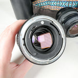 Vintage 80's Canon AE-1 Program SLR 50mm f/1.8 Lens Kit 35mm Film Camera