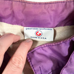 Vintage 80's Hoosier Racing Tire Purple Jacket