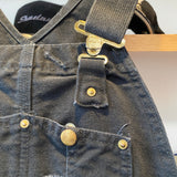 Vintage Y2K Carhartt Black Duck Canvas 28x28 Bib Overalls