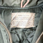 Vintage 50's US Army B-9 Parka Military Jacket