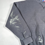 Vintage 90's Russell Athletic Paint Splatter Crewneck Sweatshirt