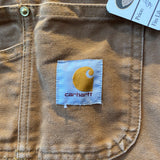 Modern Y2K Carhartt R01-M Brown Duck 32x29 Work Overalls