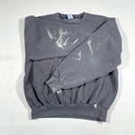 Vintage 90's Russell Athletic Paint Splatter Crewneck Sweatshirt