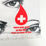 Vintage 90’s Green Apple Tree “Open Your Eyes” All Over Print T-Shirt
