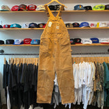 Vintage 2002 Carhartt R19 BRN Brown Duck 40x34 Bib Overalls