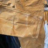 Vintage 2002 Carhartt R19 BRN Brown Duck 40x34 Bib Overalls