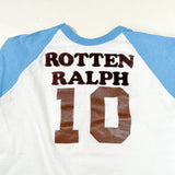 Vintage 80’s Road Runner Rotten Ralph #10 Raglan Baseball Tee