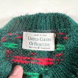 Vintage 80's Benetton Mohair Blend Sweater