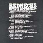 Vintage 90's Rednecks Medical Dictionary Novelty T-Shirt