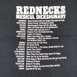 Vintage 90's Rednecks Medical Dictionary Novelty T-Shirt