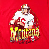Vintage 1990 Joe Montana San Francisco 49ers Salem Sportswear T-Shirt
