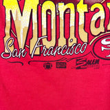 Vintage 1990 Joe Montana San Francisco 49ers Salem Sportswear T-Shirt