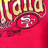 Vintage 1990 Joe Montana San Francisco 49ers Salem Sportswear T-Shirt