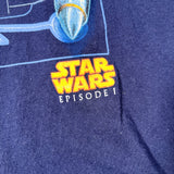 Vintage 1999 Star Wars Episode I Naboo Starfighter Droid T-Shirt