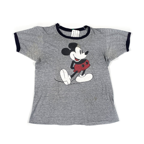 Vintage 70's Mickey Mouse Ringer T-Shirt