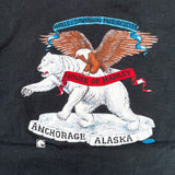 Vintage 80's Alaska Harley-Davidson Bear Graphic T-Shirt