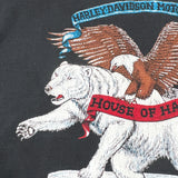 Vintage 80's Alaska Harley-Davidson Bear Graphic T-Shirt